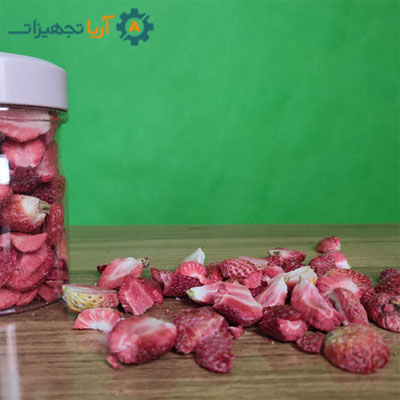 توت فرنگی خشک انجمادی 1 توت فرنگی خشک انجمادی , میوه خشک فریز درایز